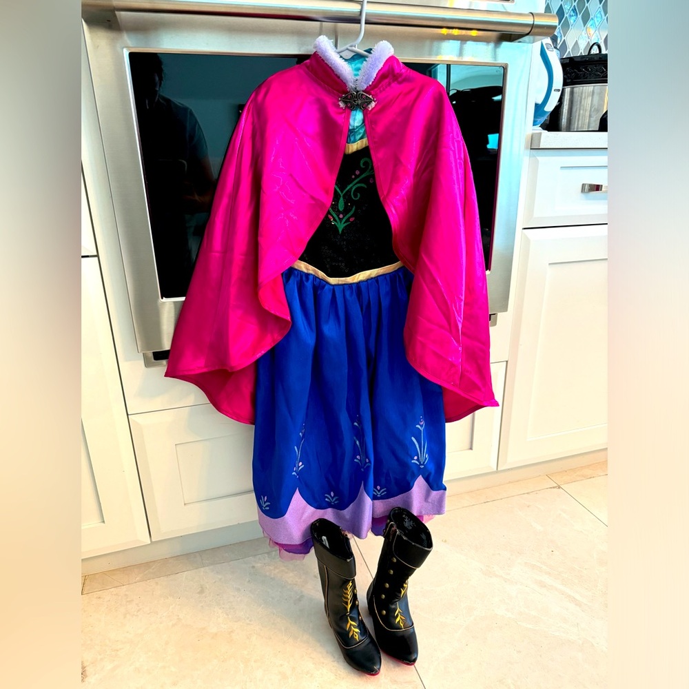 Frozen Anna Costume & Boots